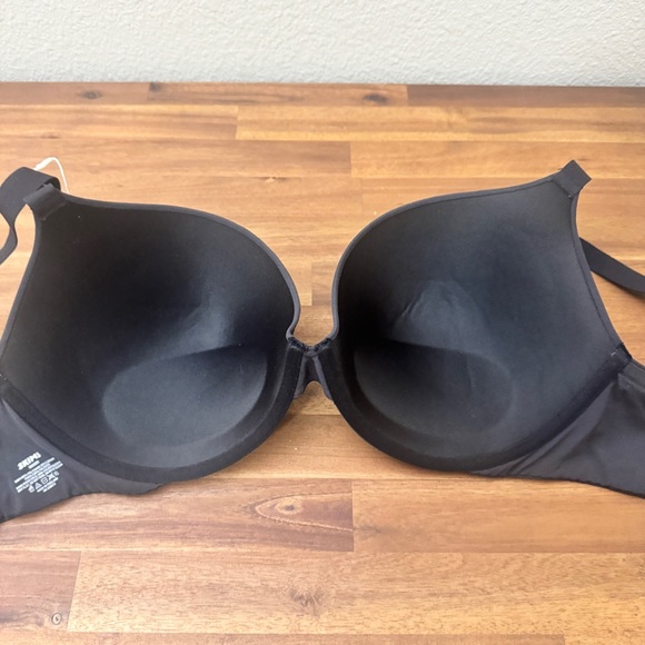 SKIMS Fits Everybody Push up Demi Bra Onyx Black Bra - Picture 5 of 7
